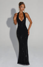 Starla Maxi Dress - Black - Napalia