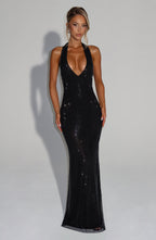 Starla Maxi Dress - Black - Napalia