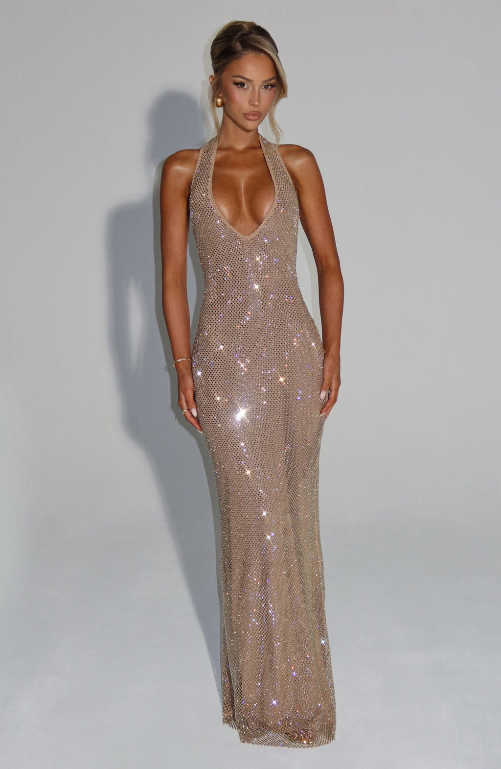 Starla Maxi Dress - Gold - Napalia