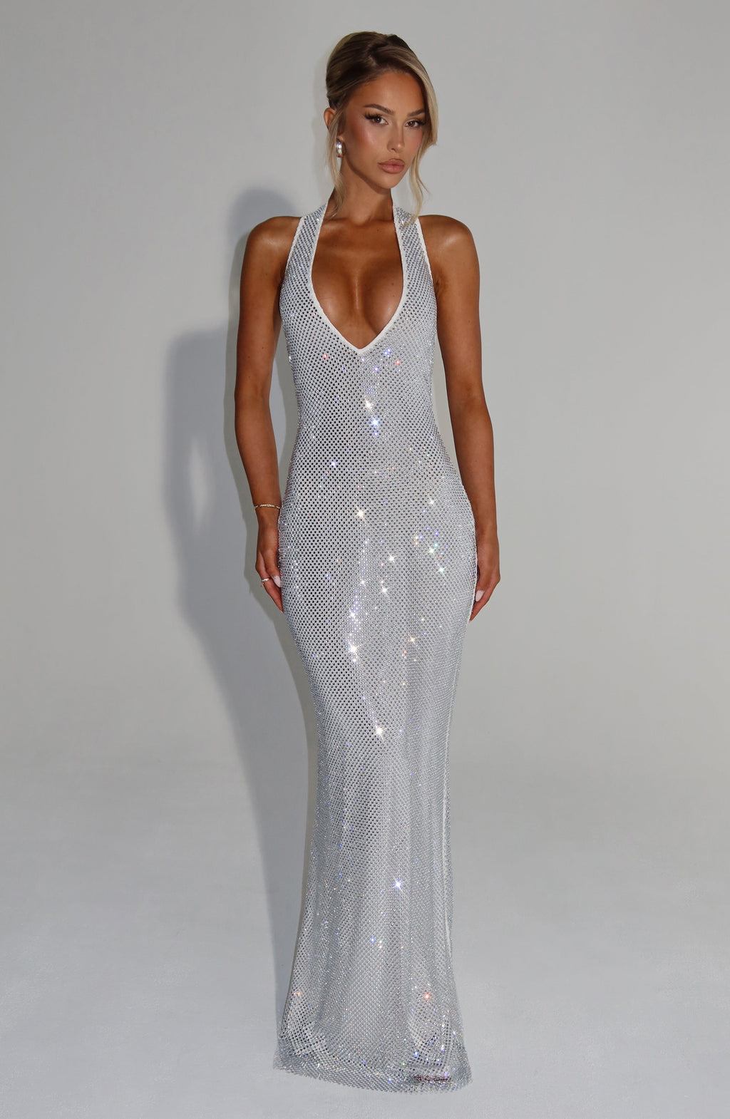 Starla Maxi Dress - Ivory - Napalia