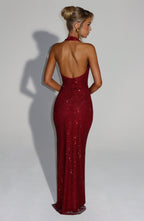 Starla Maxi Dress - Wine - Napalia