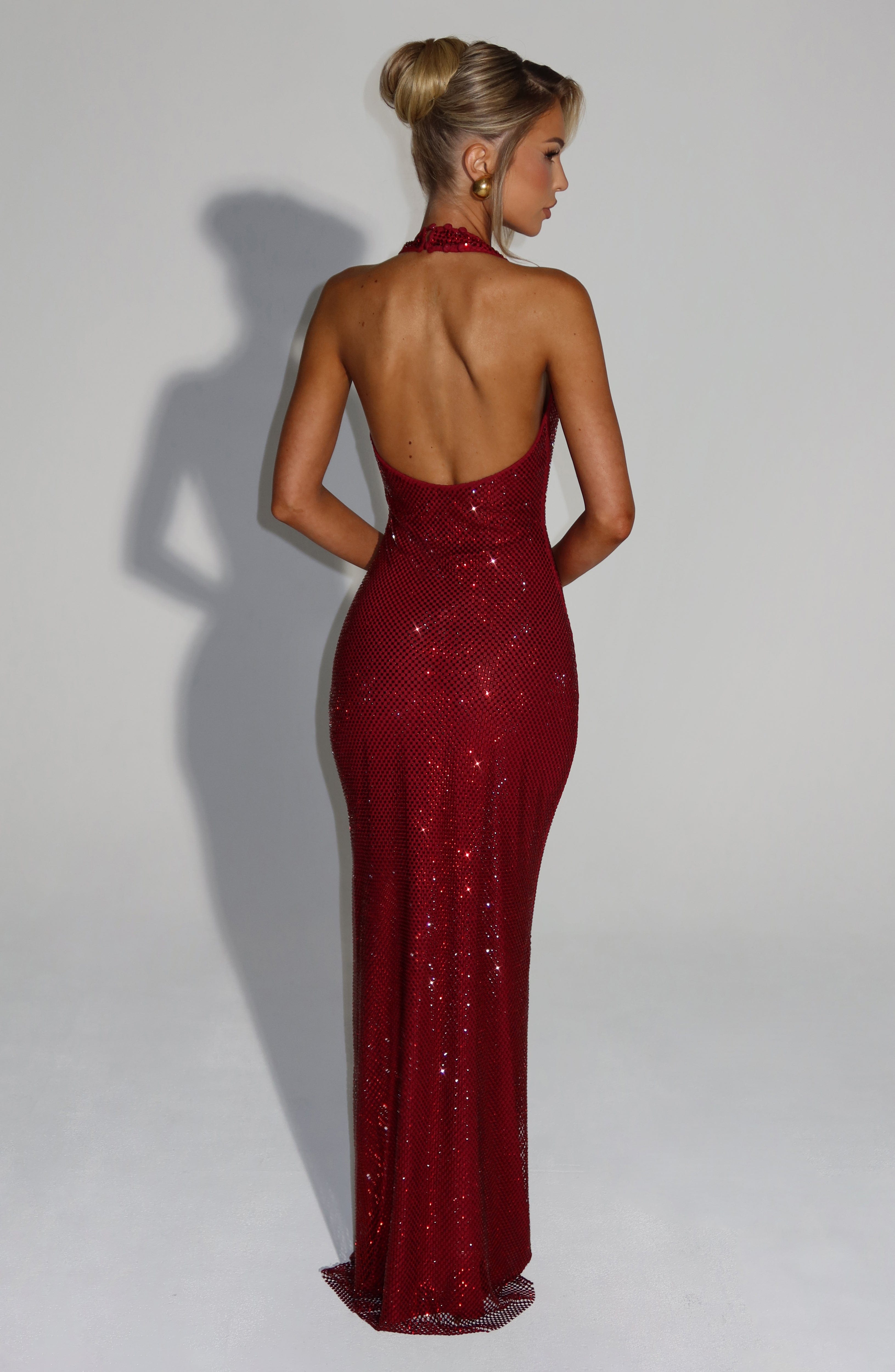 Starla Maxi Dress - Wine - Napalia