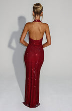 Starla Maxi Dress - Wine - Napalia