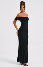 Stephanie Maxi Dress - Black - Napalia