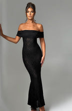 Stephanie Maxi Dress - Black - Napalia