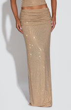 Sterling Maxi Skirt - Gold - Napalia