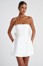 Suni Mini Dress - Ivory - Napalia