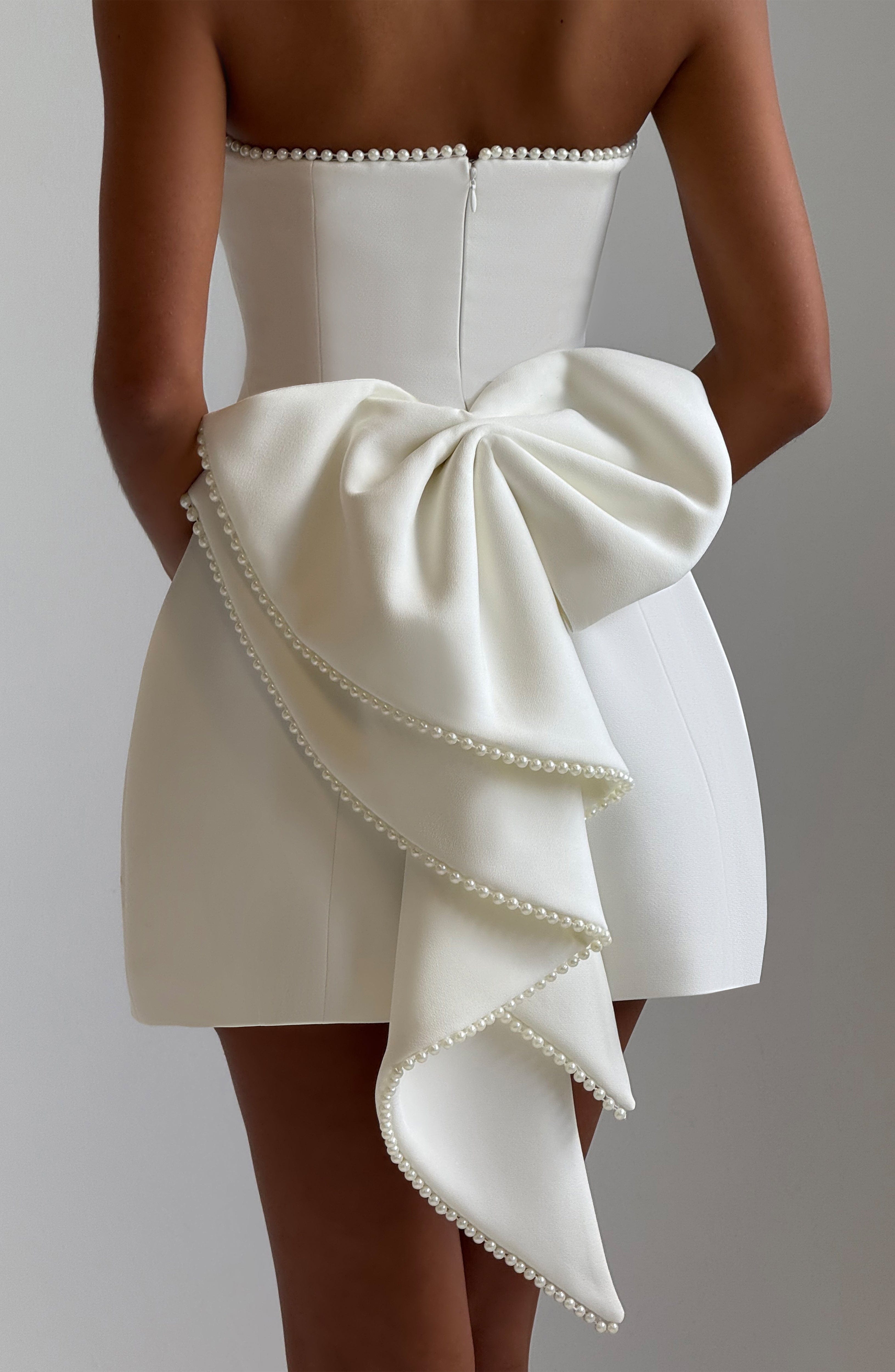 Suni Mini Dress - Ivory - Napalia