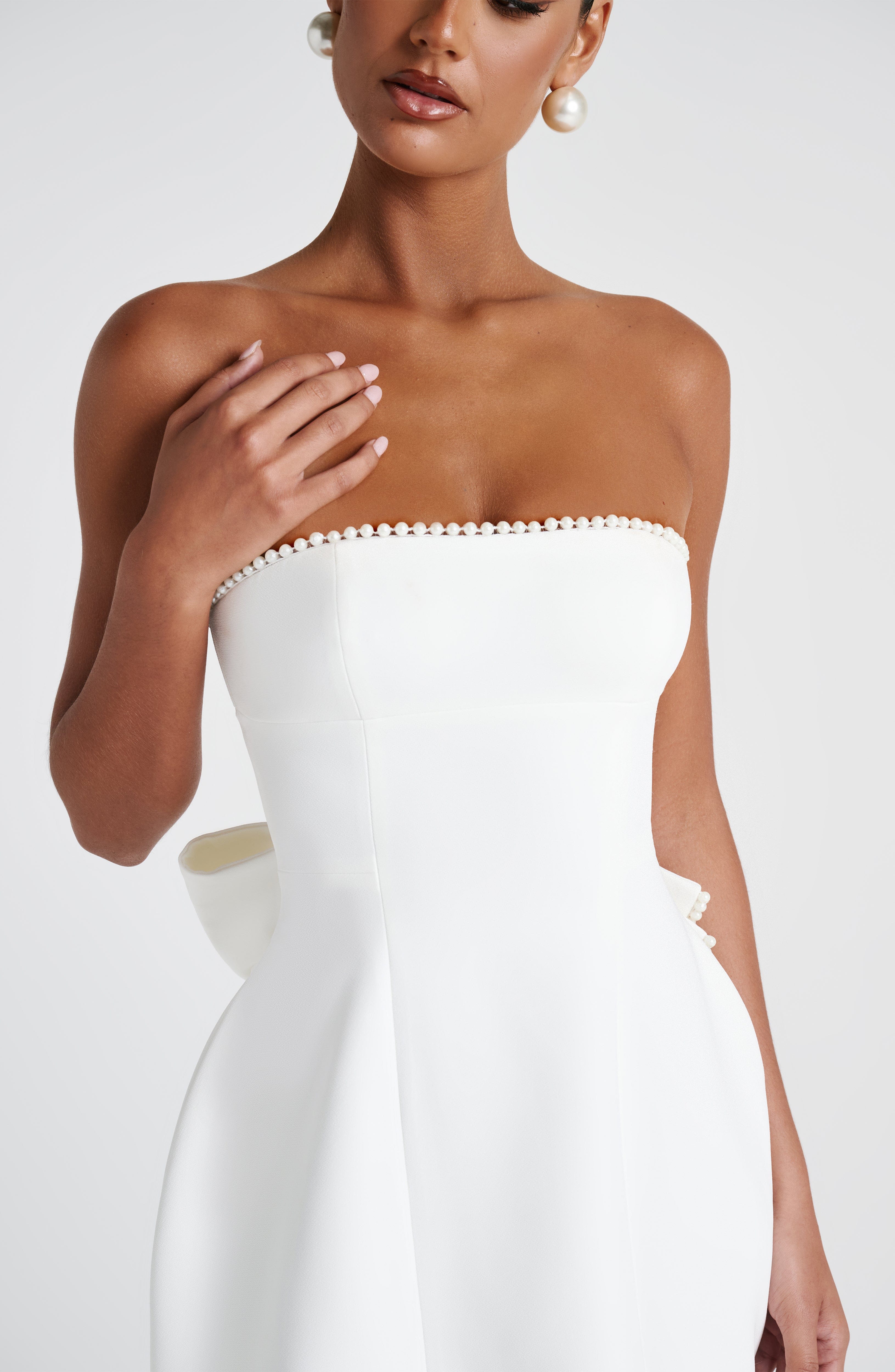 Suni Mini Dress - Ivory - Napalia