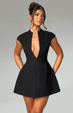 Suri Mini Dress - Black - Napalia