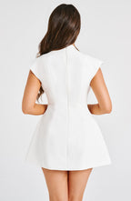 Suri Mini Dress - Ivory - Napalia