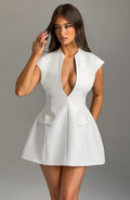 Suri Mini Dress - Ivory - Napalia