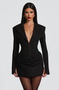 Susie Mini Dress - Black - Napalia