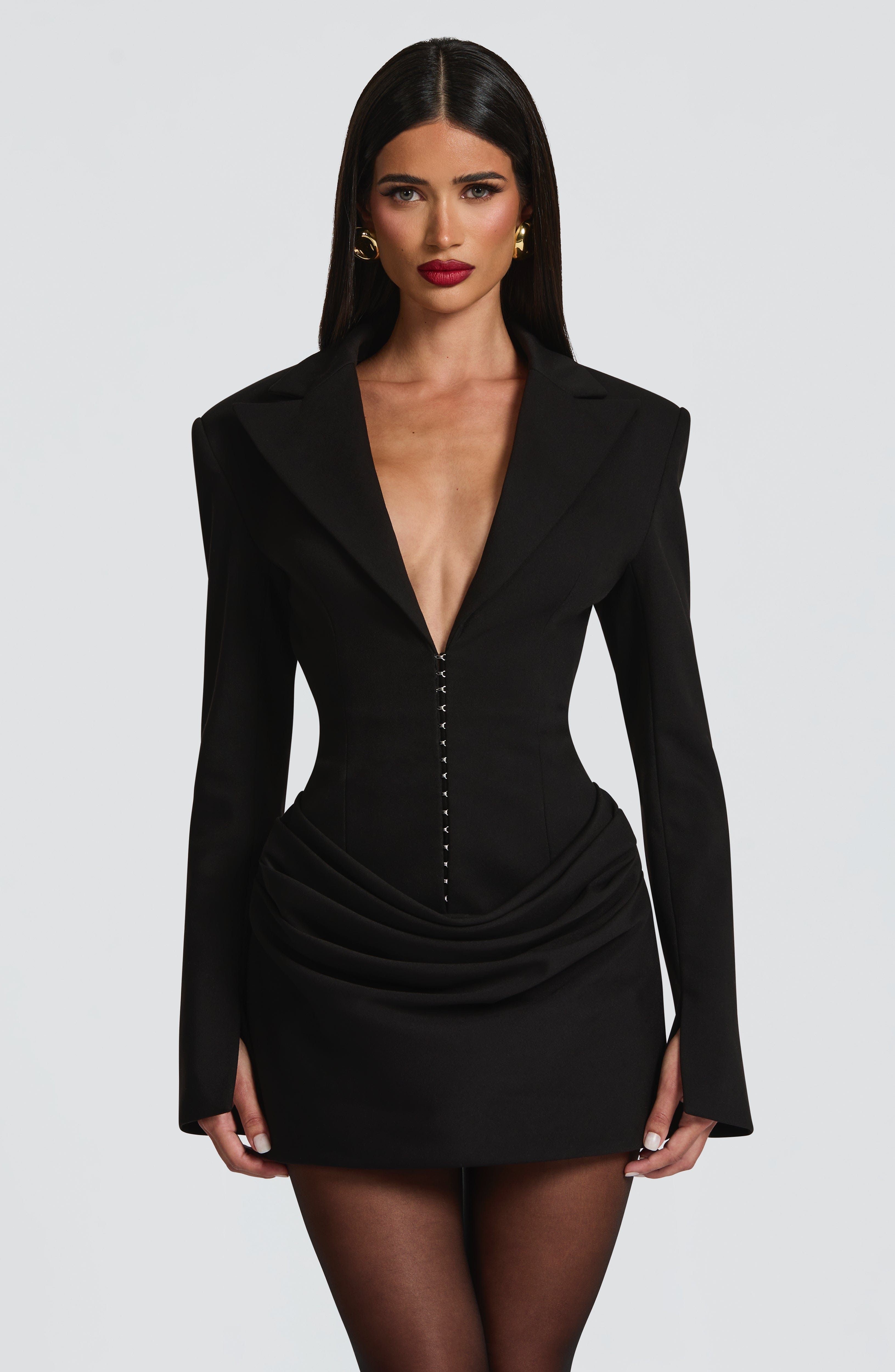 Susie Mini Dress - Black - Napalia