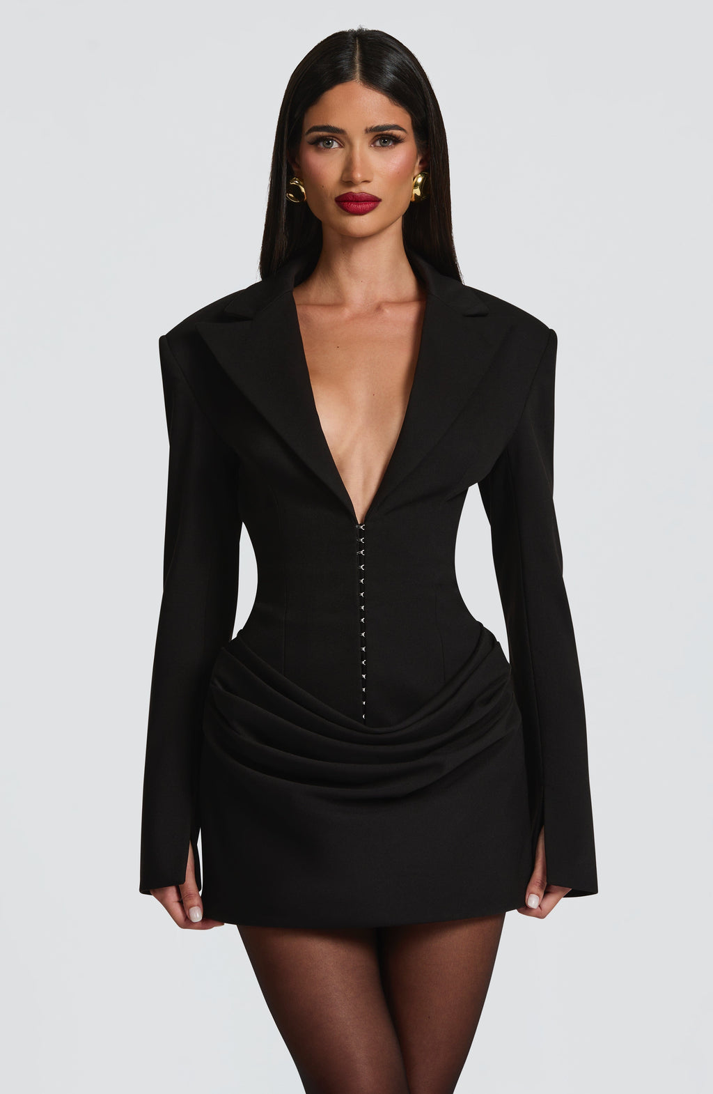 Susie Mini Dress - Black - Napalia