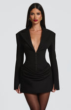 Susie Mini Dress - Black - Napalia