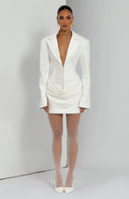 Susie Mini Dress - Ivory - Napalia