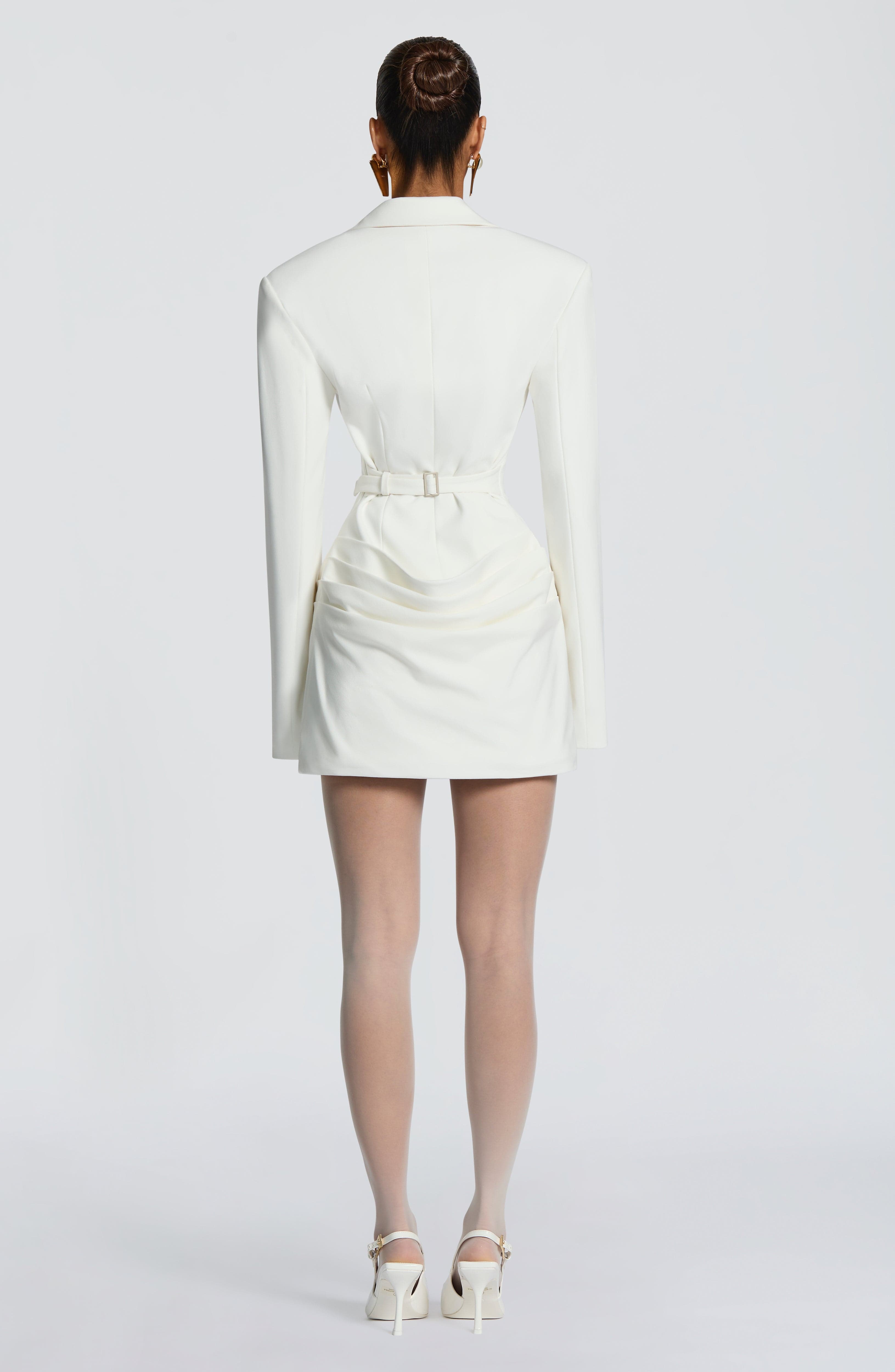Susie Mini Dress - Ivory - Napalia
