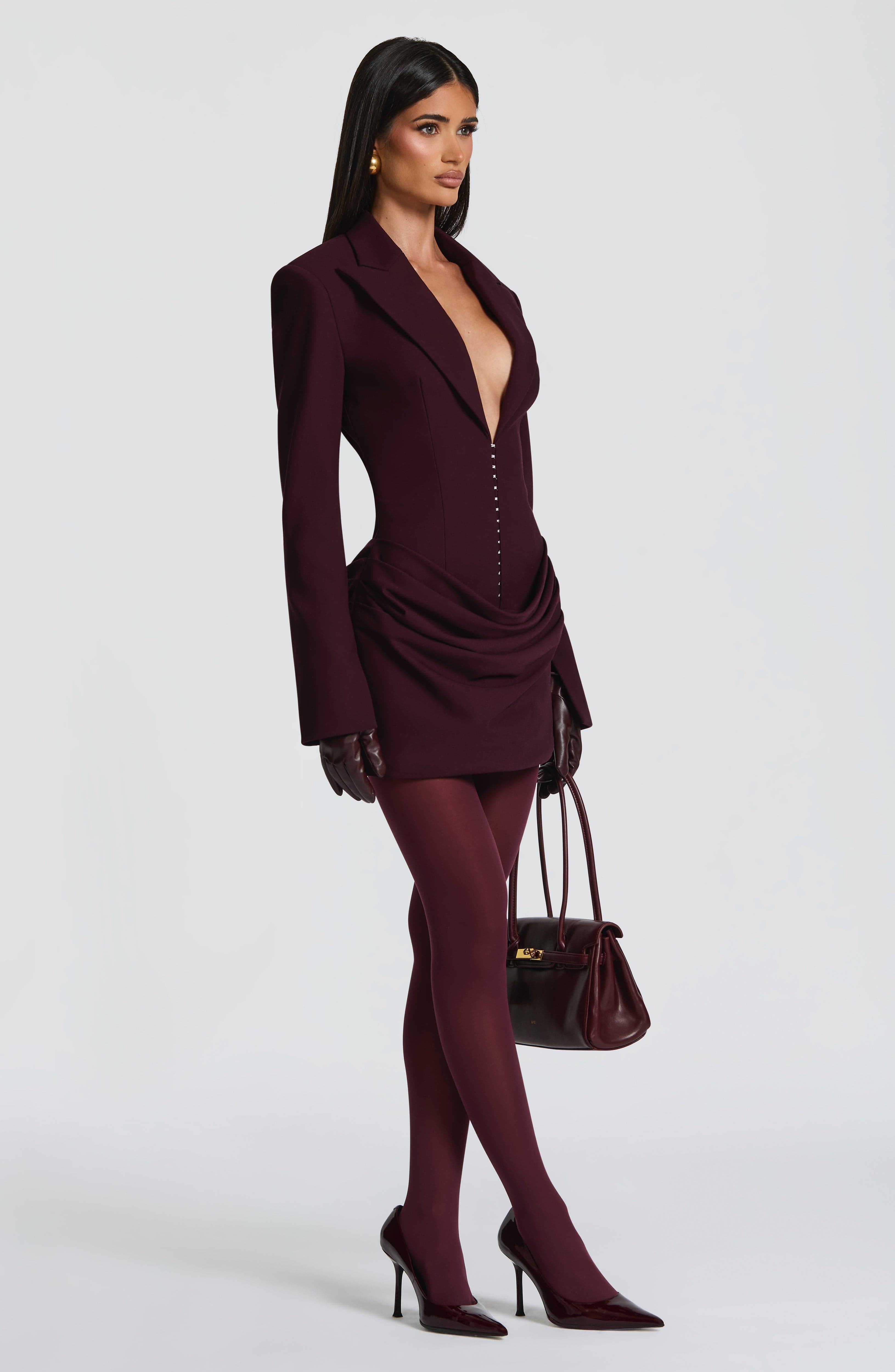 Susie Mini Dress - Plum - Napalia