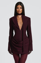 Susie Mini Dress - Plum - Napalia