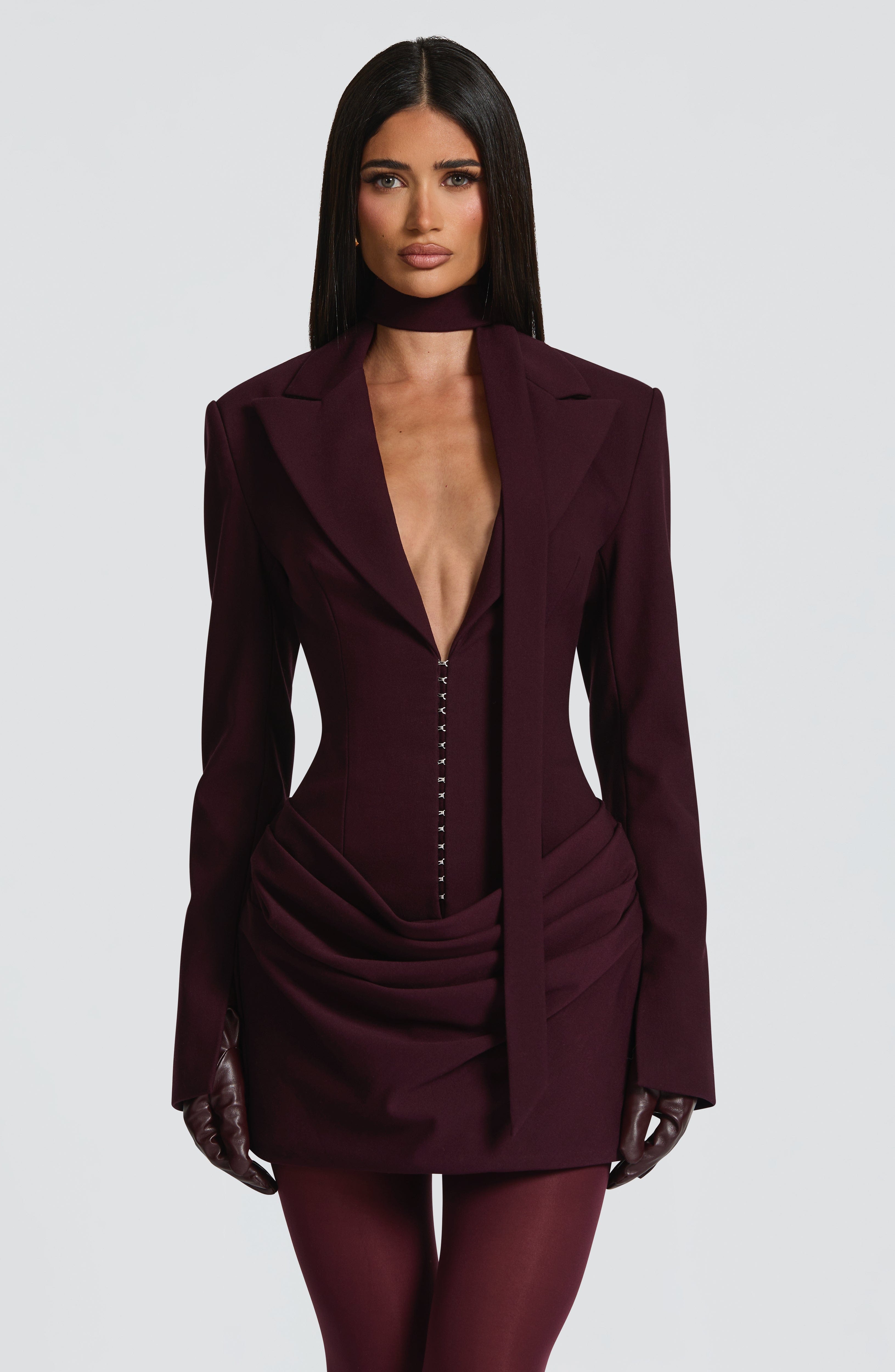 Susie Mini Dress - Plum - Napalia