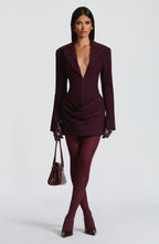 Susie Mini Dress - Plum - Napalia