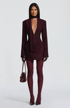 Susie Mini Dress - Plum - Napalia