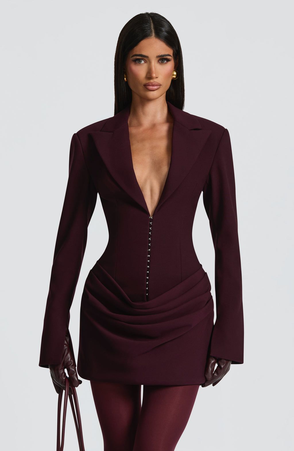 Susie Mini Dress - Plum - Napalia
