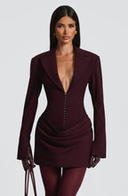 Susie Mini Dress - Plum - Napalia