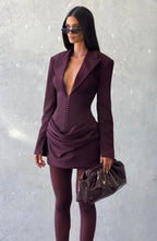 Susie Mini Dress - Plum - Napalia