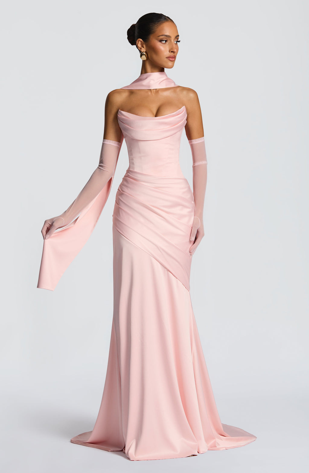 Sybil Scarf - Blush - Napalia