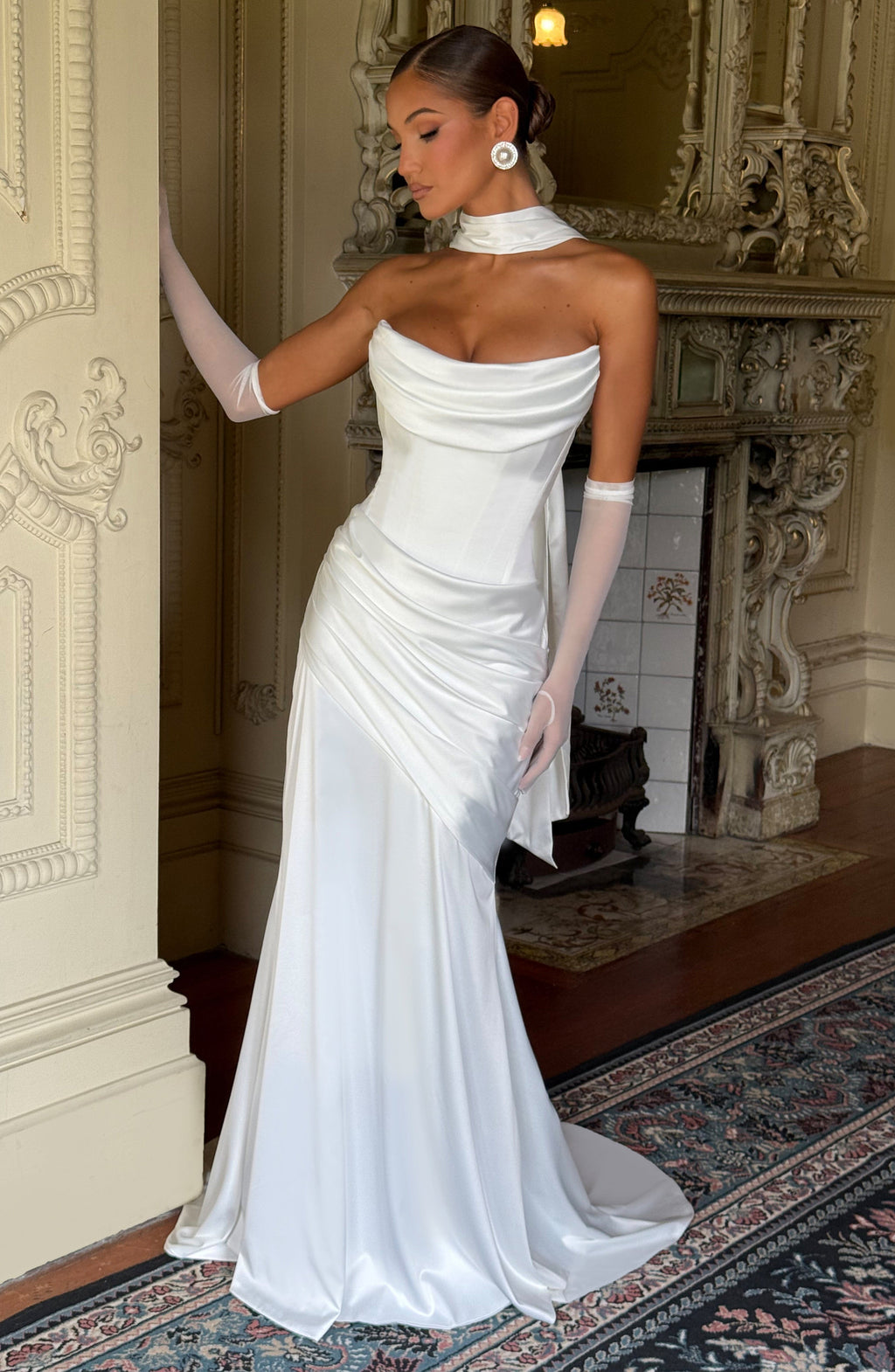 Sybil Scarf - Ivory - Napalia