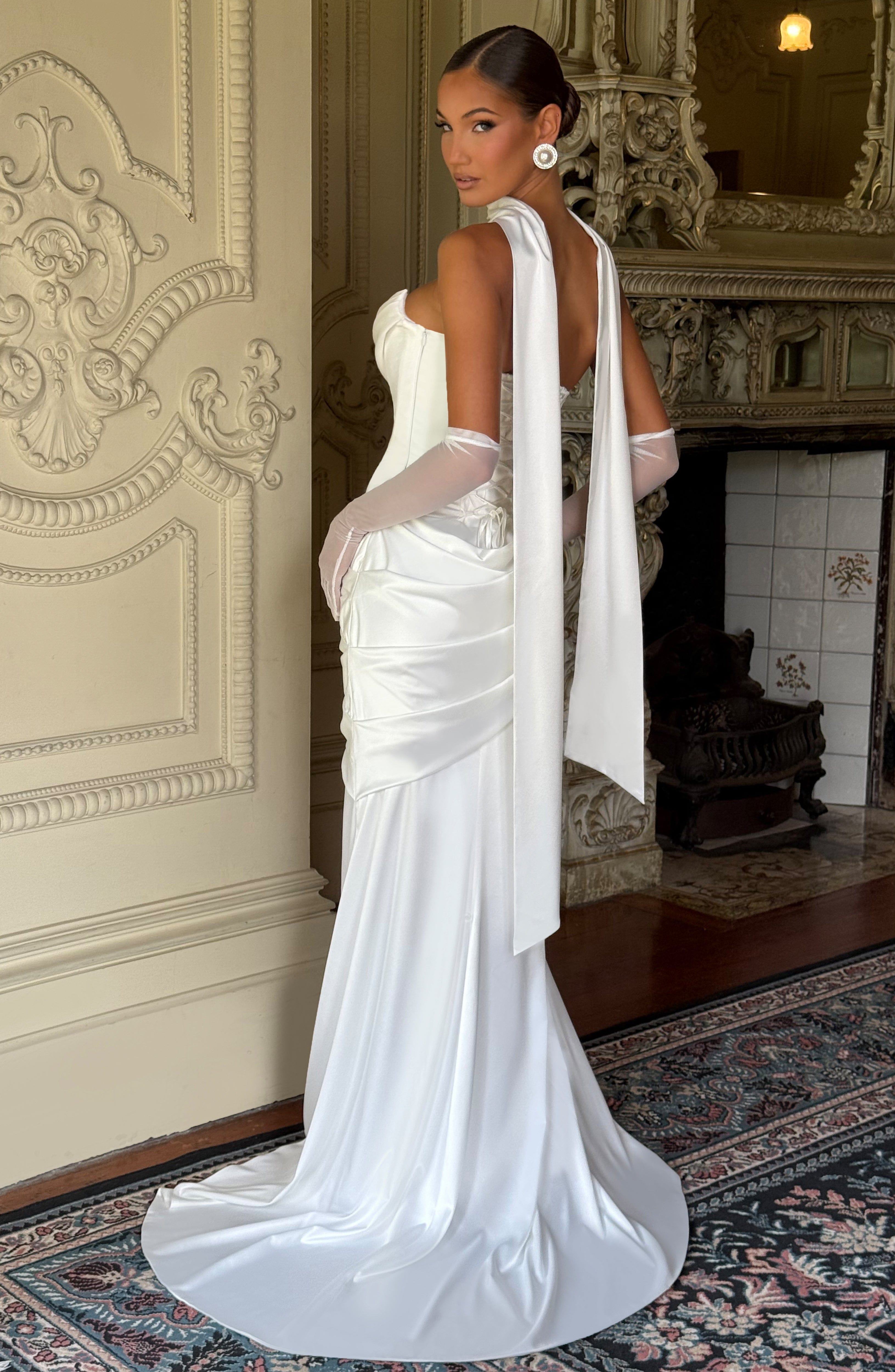 Sybil Scarf - Ivory - Napalia