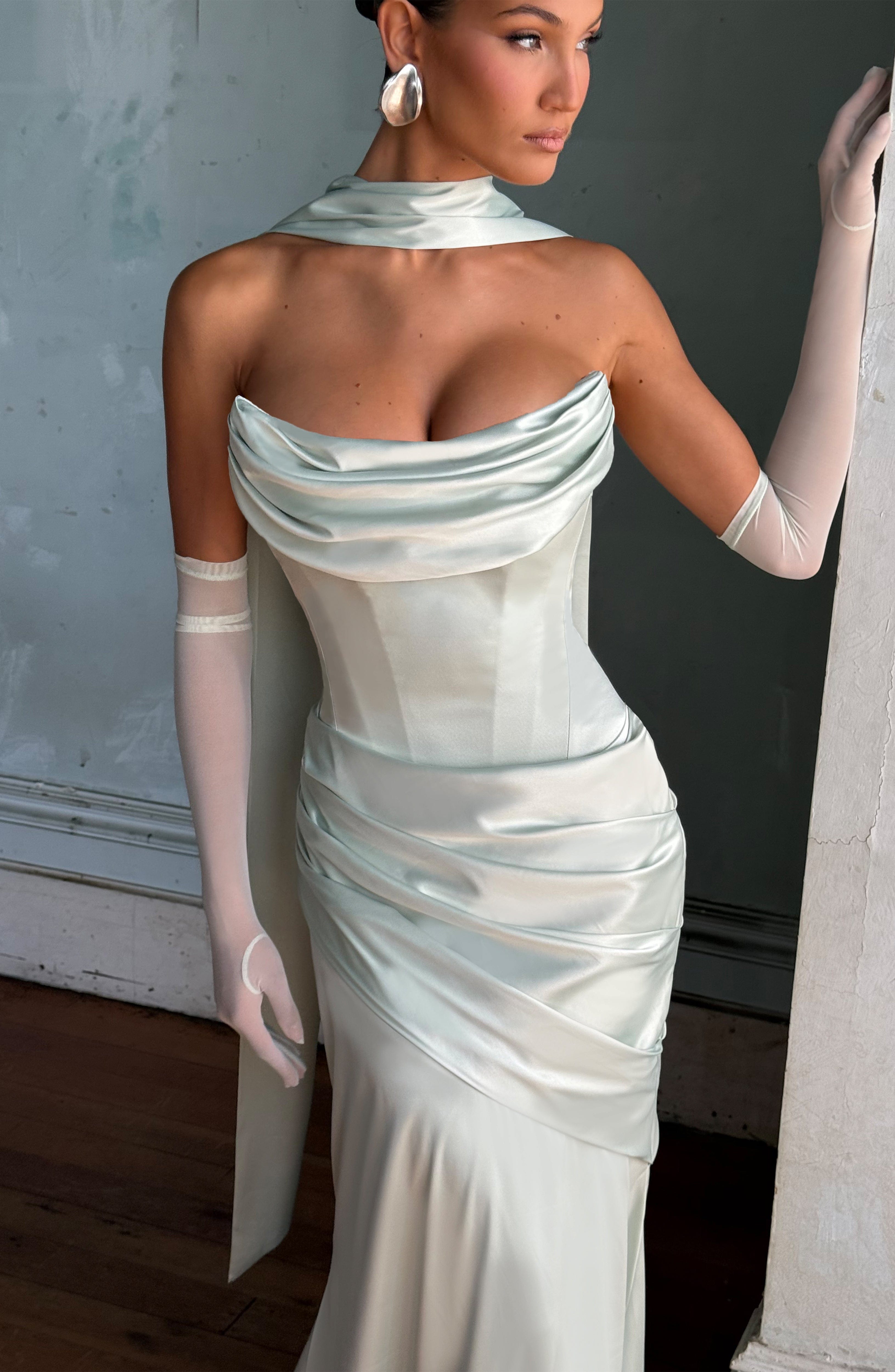Sybil Scarf - Mint - Napalia
