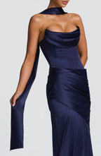 Sybil Scarf - Navy - Napalia