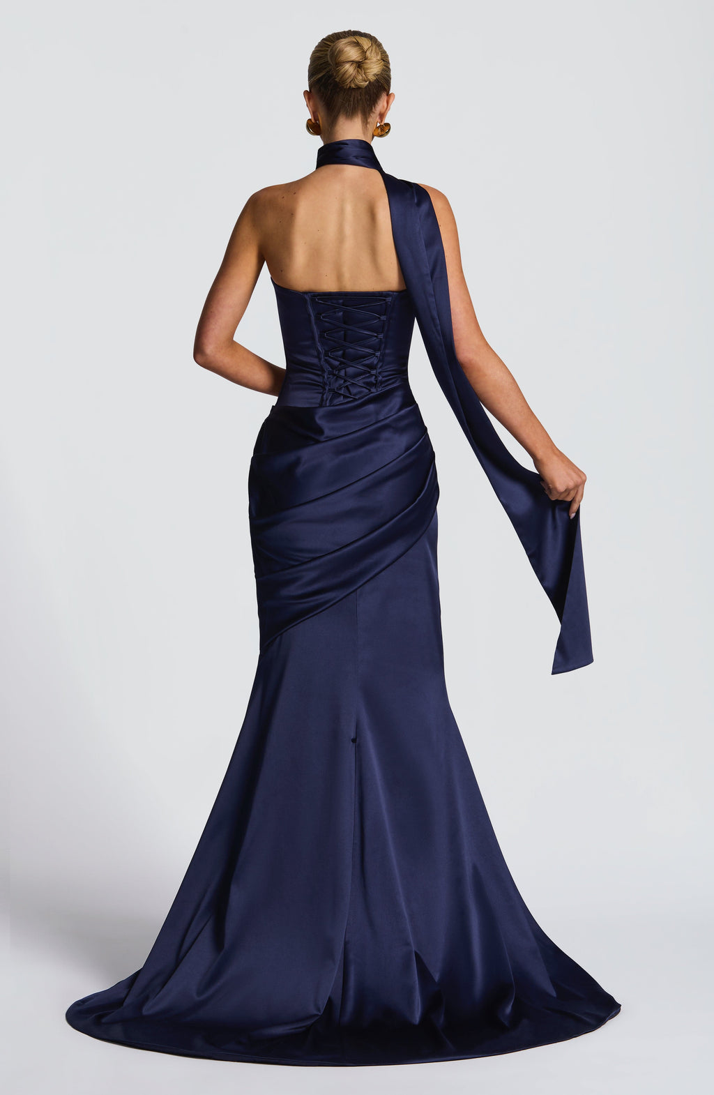 Sybil Scarf - Navy - Napalia