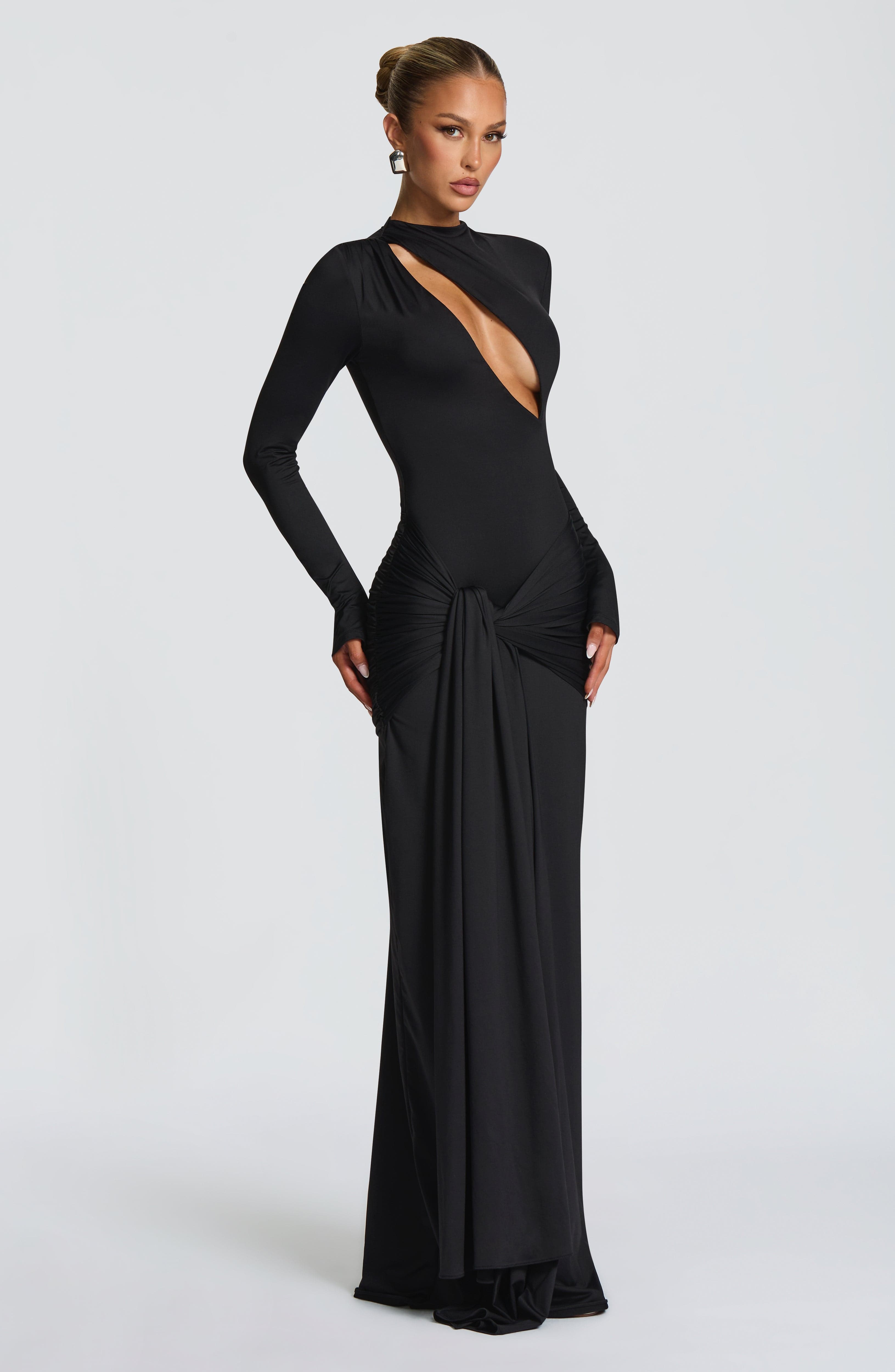 Tahnee Maxi Dress - Black - Napalia