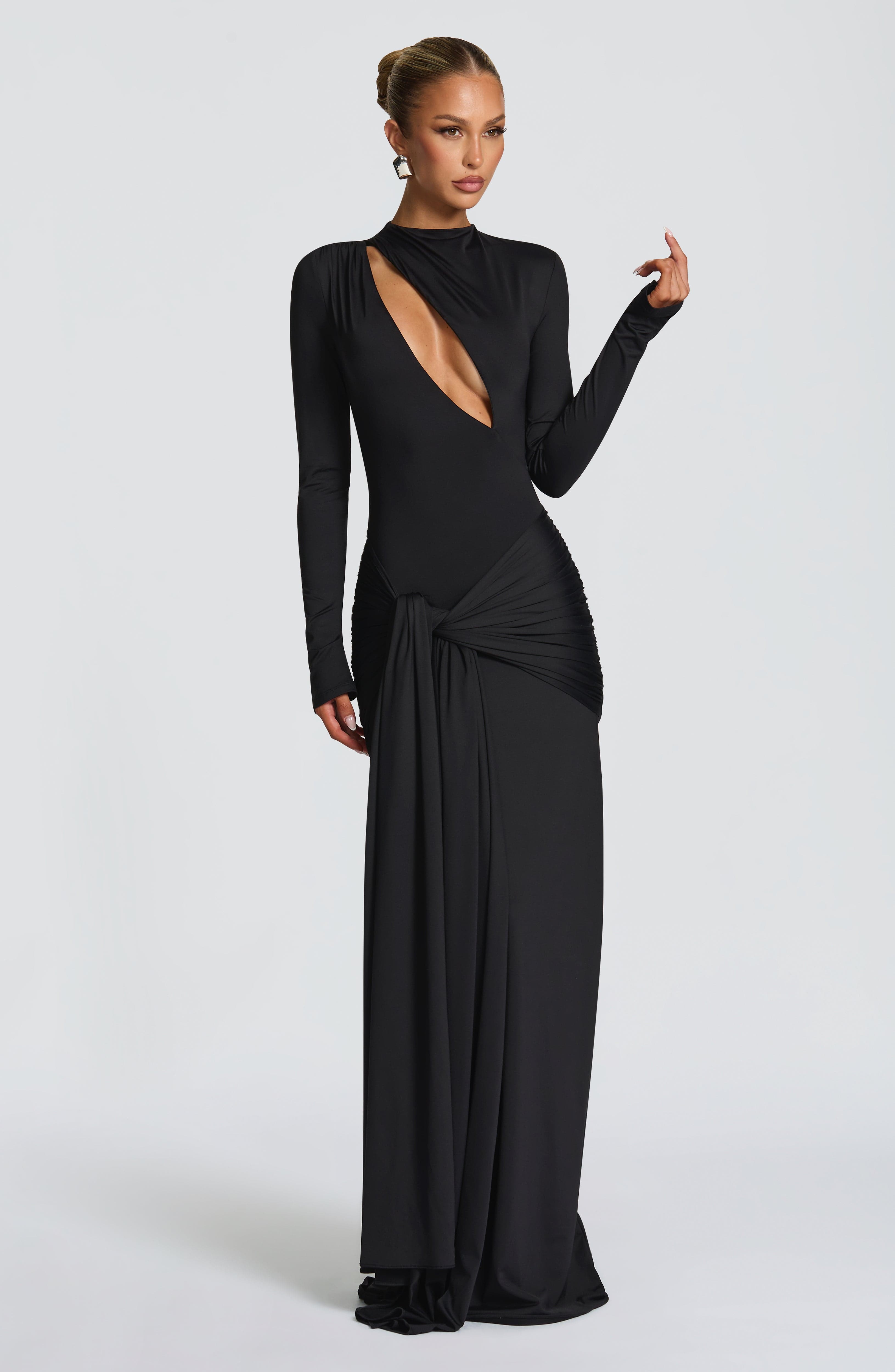 Tahnee Maxi Dress - Black - Napalia