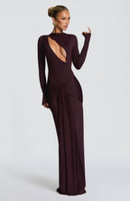 Tahnee Maxi Dress - Plum - Napalia