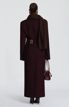 Talin Scarf - Plum Brown - Napalia