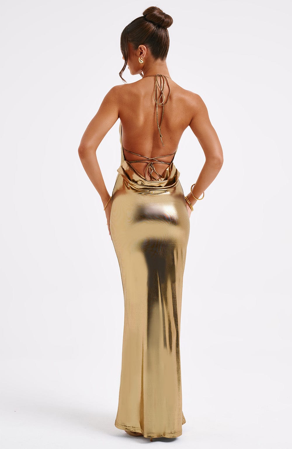 Talisa Maxi Dress - Gold - Napalia