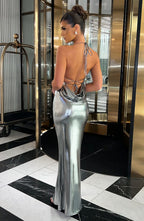 Talisa Maxi Dress - Gunmetal - Napalia