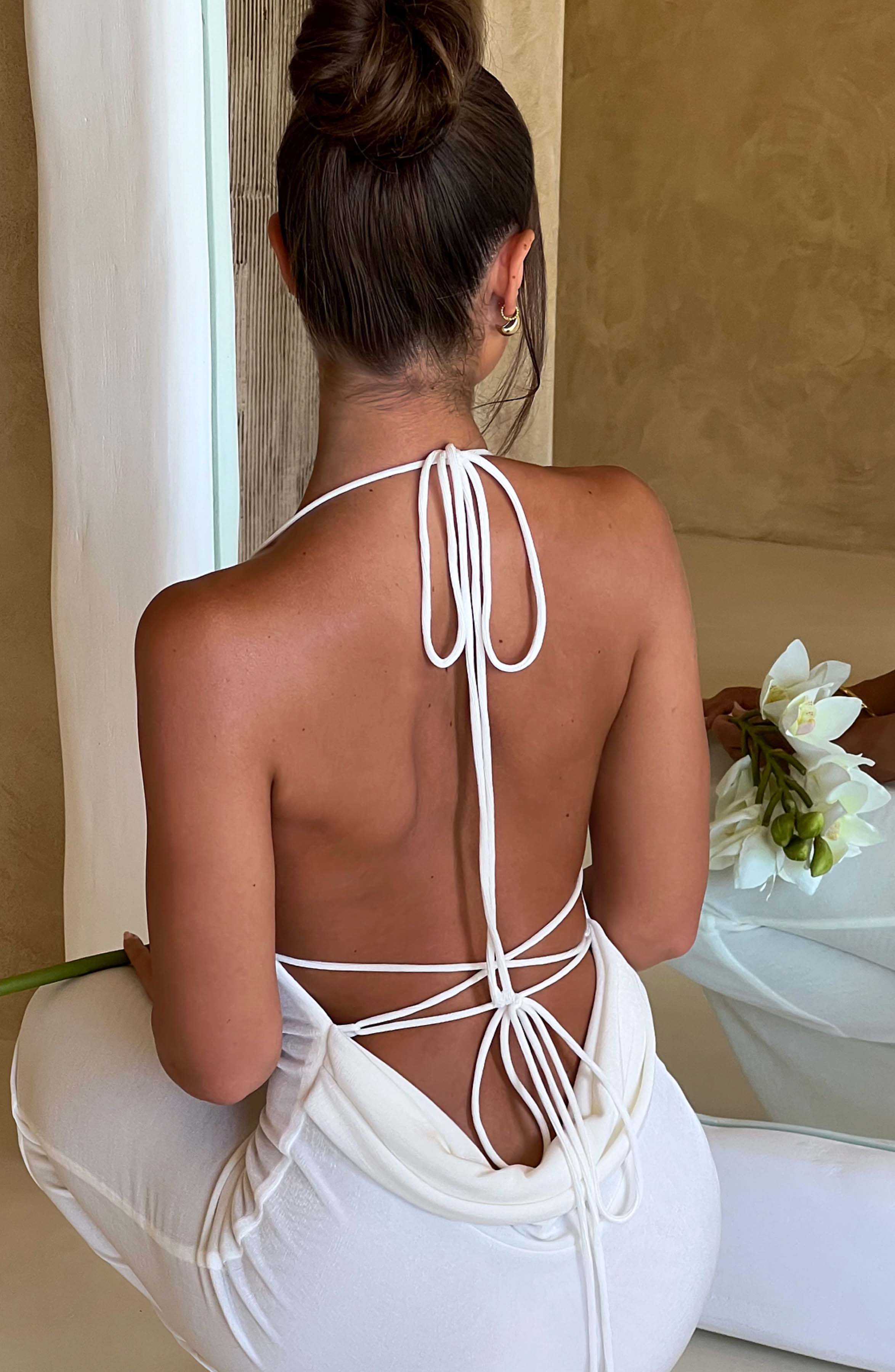 Talisa Maxi Dress - Ivory - Napalia