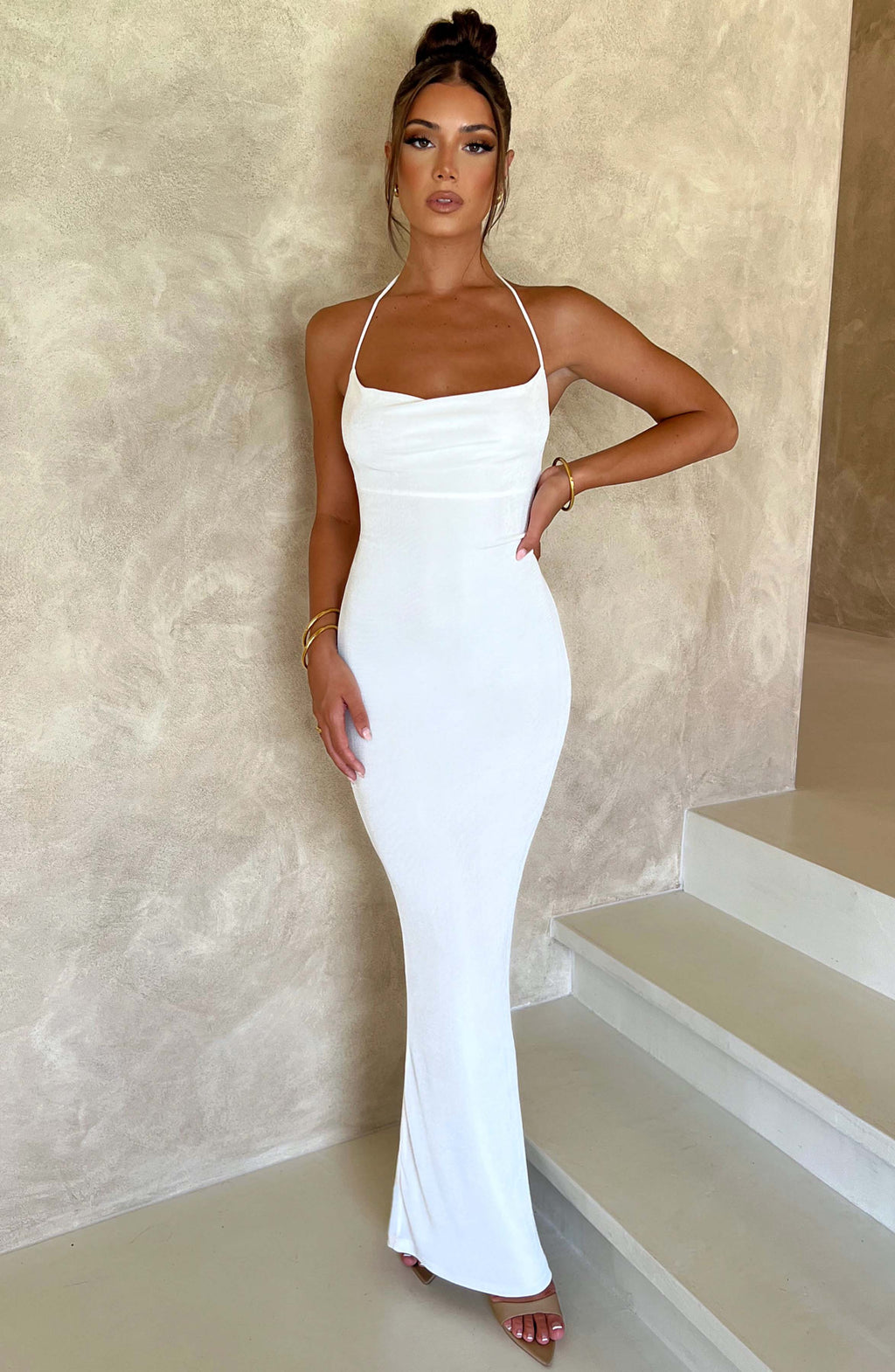 Talisa Maxi Dress - Ivory - Napalia
