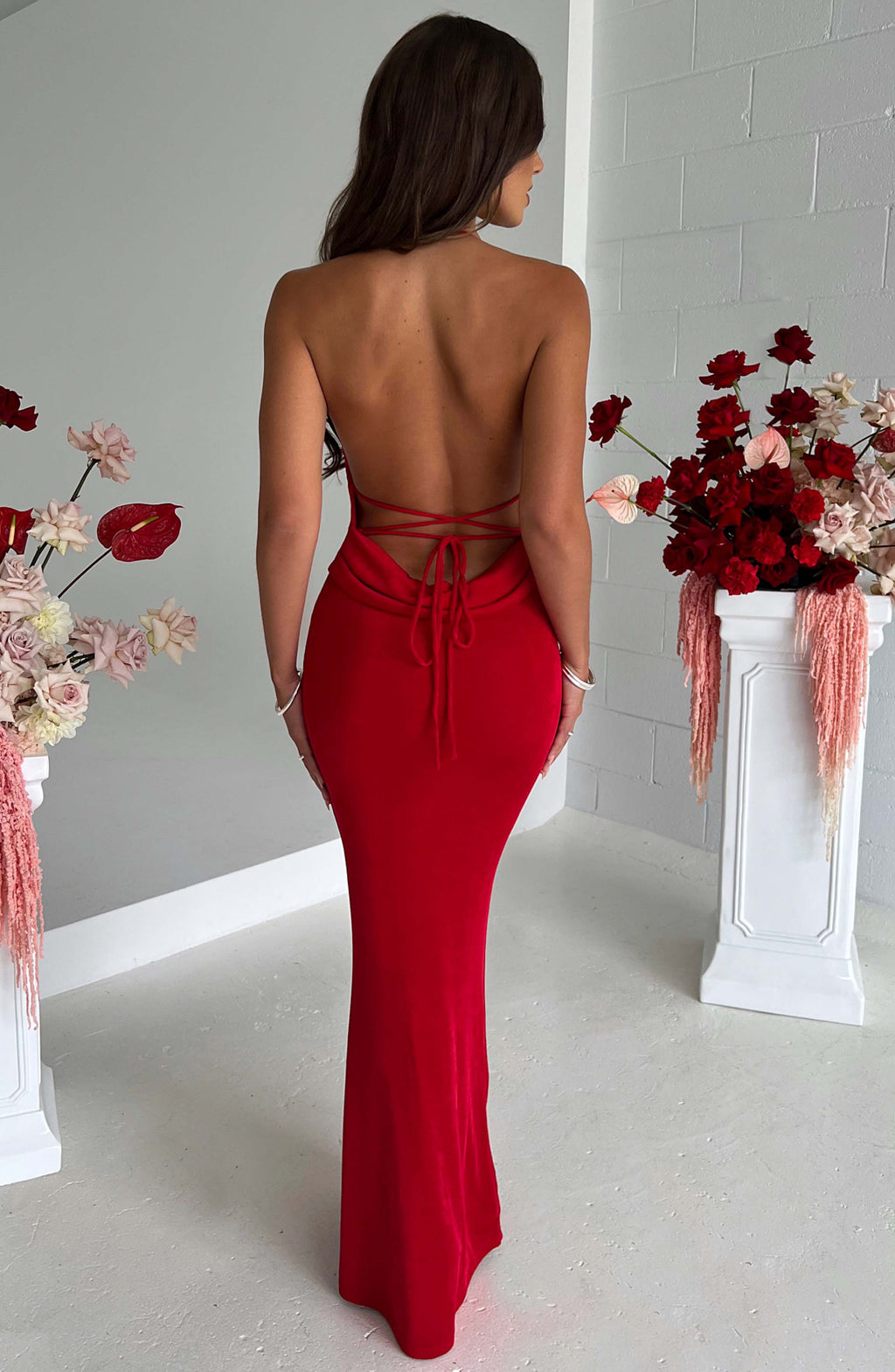 Talisa Maxi Dress - Red - Napalia