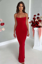Talisa Maxi Dress - Red - Napalia