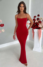 Talisa Maxi Dress - Red - Napalia