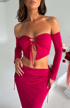 Tana Maxi Skirt - Pink - Napalia