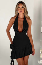 Tash Mini Dress - Black - Napalia