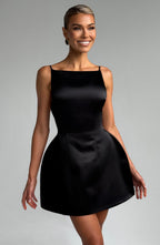 Tate Mini Dress - Black - Napalia